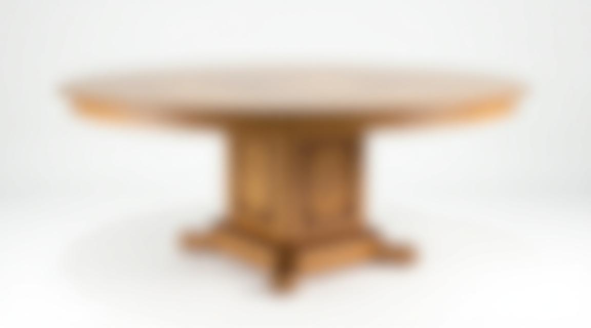 Fully restored oak pedestal